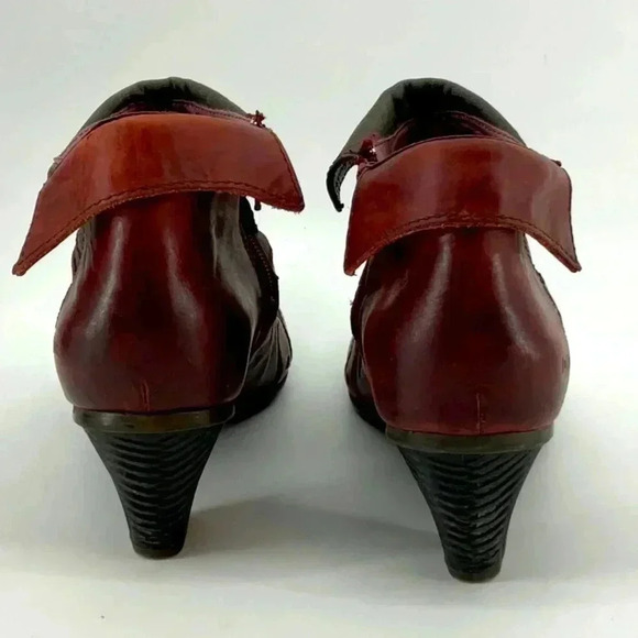 DKODE LEATHER HEEL  ANKLE BOOTS - Picture 3 of 6